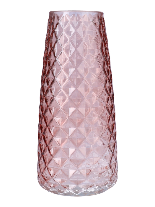 <h4>DF02-700614700 - Vase Gemma diamond d6.5/10xh21 old pink</h4>