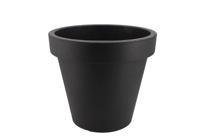 <h4>Plastic Anthracite Pot Synthetic Wide Edge 29cm</h4>