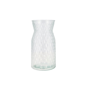 Diamond Clear Vase 14x25cm