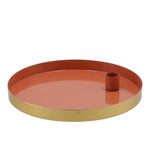 Marrakech Marsala Candle Plate Round 22x2,5cm