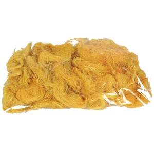 Coco fibre 250gram in poly yellow 