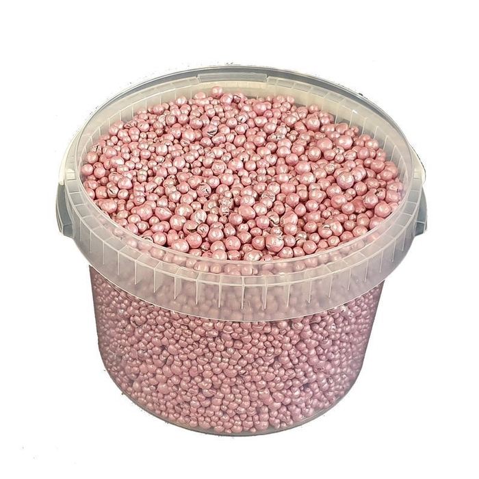 Terracotta pearls 3ltr bucket pink