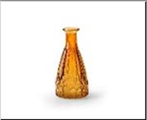 <h4>Vase Bottle Ø7x14 Yellow 48866</h4>
