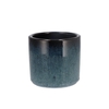 Javea Cilinder Pot Glazed Blue 13x12cm
