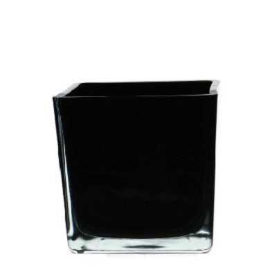 Glass Cube taper d14*14cm