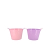 Zinc Basic Lila/pink Ears Bucket 19x16cm