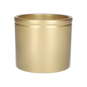 DF03-883619500 - Pot Lucca d14xh12.5 pearl gold metallic