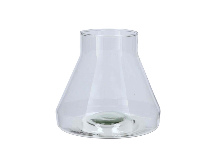 <h4>Glass Roca Milk Bottle Clear17x17cm</h4>
