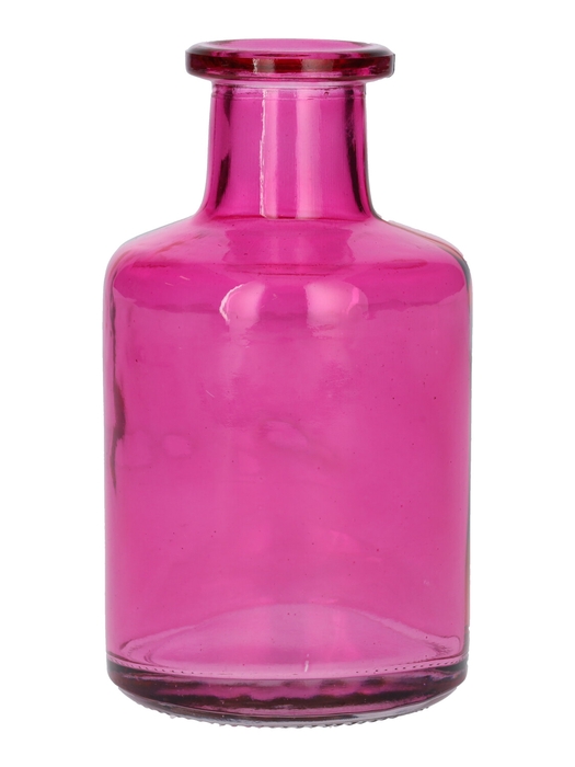 <h4>DF02-666114300 - Bottle Caro9 d3.8/6.8xh11.8 fuchsia transparent</h4>