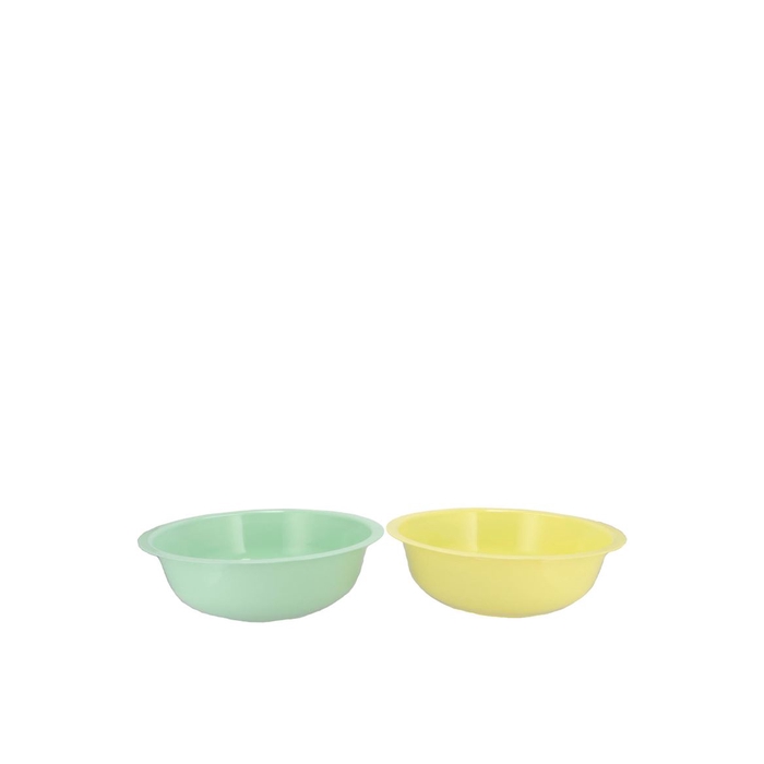<h4>Zinc Basic Pastel Green/yellow Bowl 22x7cm</h4>
