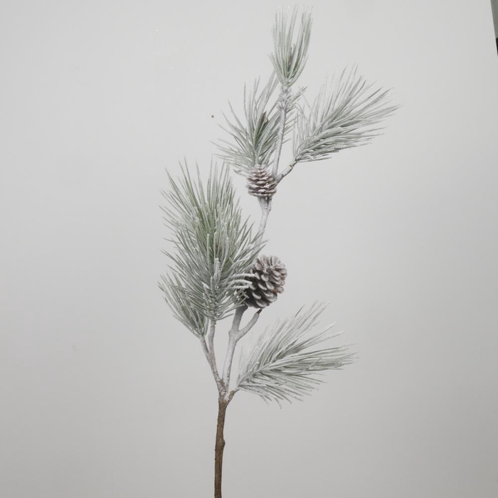 <h4>Af Pinus +cones L96cm Snow</h4>