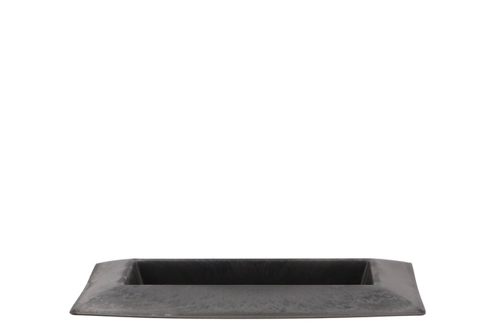 Melamine Grey Tray Rectangle 28x16x3cm