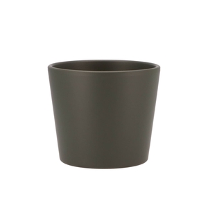 Ceramic Pot Dark Green 13cm