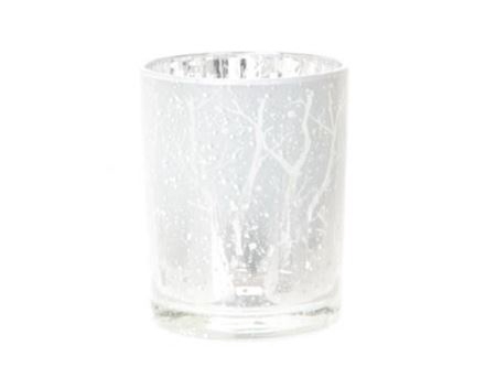 <h4>Tealight  Frosty Trees Icy H13D10</h4>