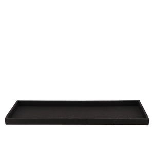 Wood Tray Black 60x20x3cm