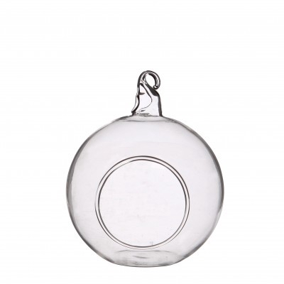 <h4>Glass deco ball+hole d08 10cm</h4>