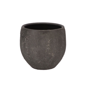 Bali Black Coal Pot 20x18cm