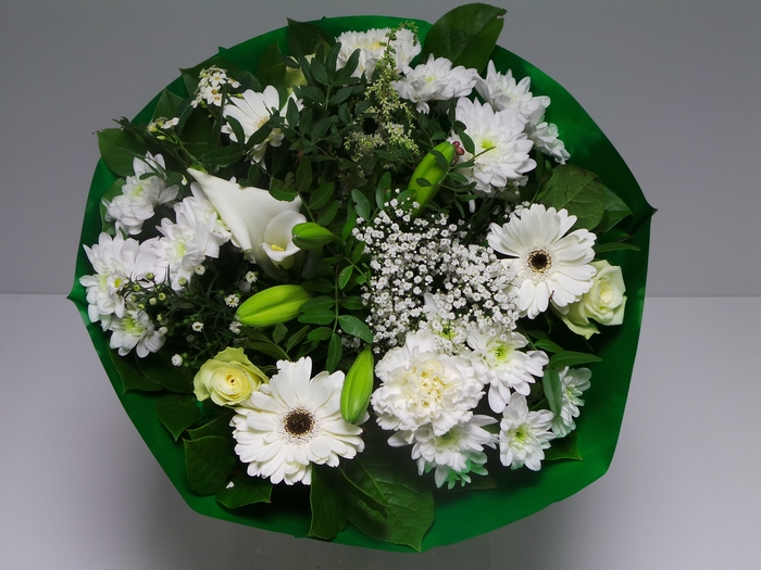 <h4>Bouquet Biedermeier X-Large White</h4>