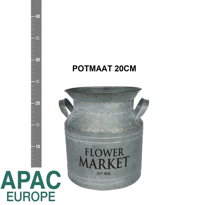 <h4>Potten Decorpot metaal H%</h4>