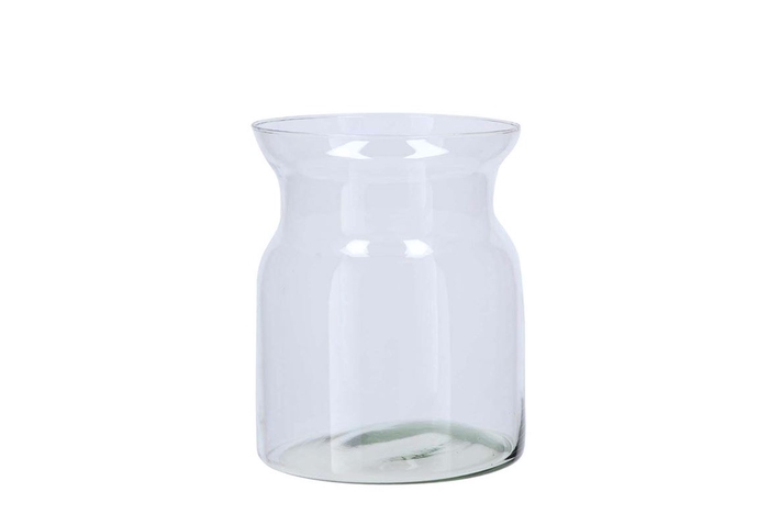 <h4>Glass Roca Milk Bottle Clear 16x16cm</h4>