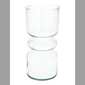 DF01-883914500 - Vase Shaleen d11xh24 clear Eco