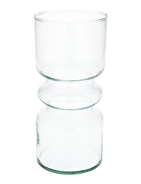 <h4>DF01-883914500 - Vase Shaleen d11xh24 clear Eco</h4>