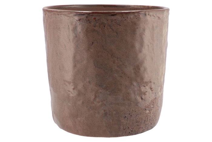 <h4>Iron Stone Old Pink Glazed Pot 30x28cm</h4>