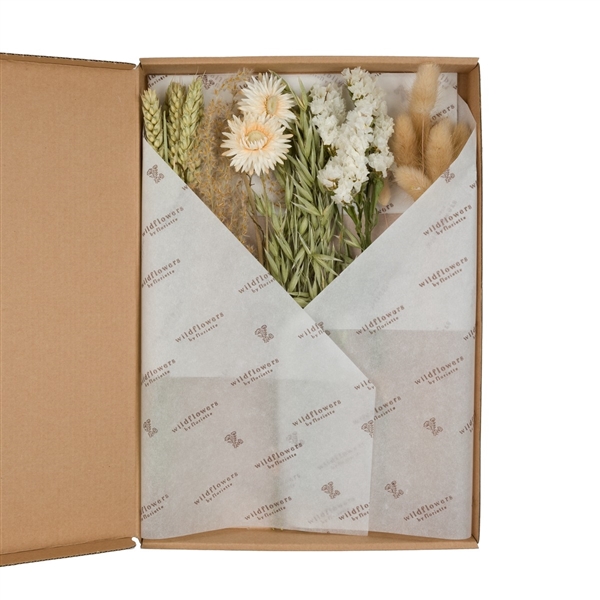 Droogbloemen-Flowers in Letterbox 30cm-Natural