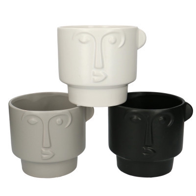 Ceramics Pot face/foot d13.5*13cm
