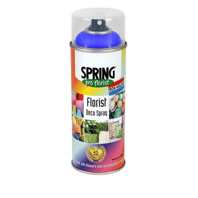 Spring decor spray 400ml fluor blue 599