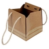 Bag Sporty carton 12,5x11,5xH12,5cm creme