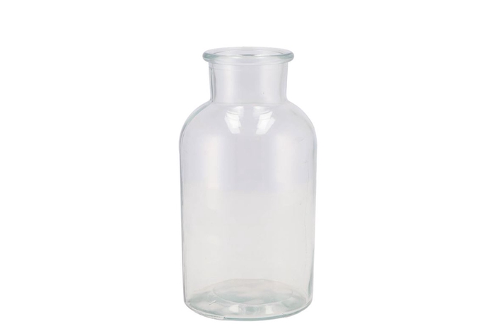 Glass milk bottle f 8x16cm a piece