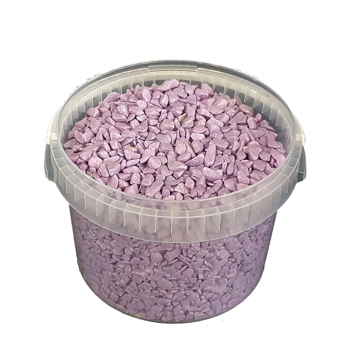 <h4>Rocks 3 ltr bucket Lilac</h4>