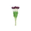 Silk Tulip 7x Purple 43cm
