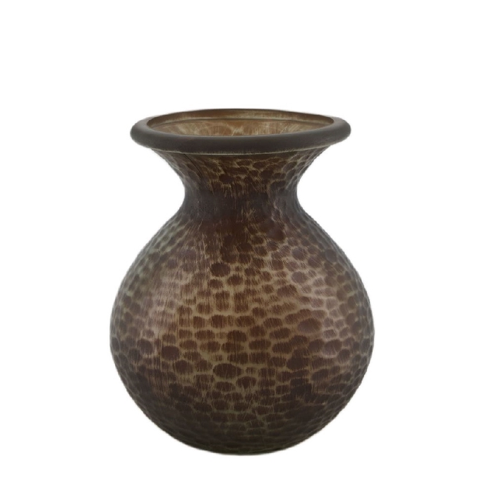 <h4>Glass Ball vase recycl.d15*19cm</h4>