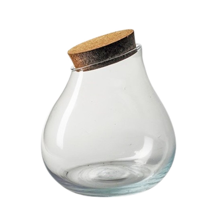 <h4>Glass terrarium+cork d16 20cm</h4>