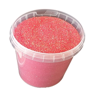 Glitters 400gr in bucket Irridescent Red