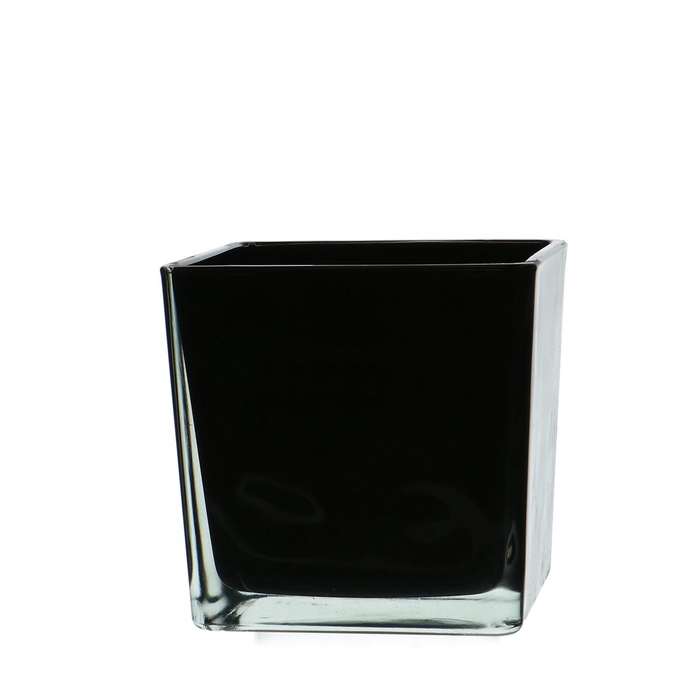<h4>Glass cube taper d12 12cm</h4>