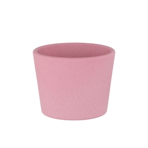 Ceramic Pot Pink Rose 11cm