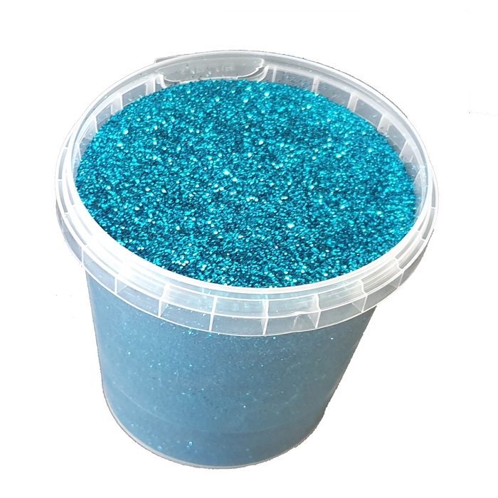 <h4>Glitters 400gr in bucket Laser Blue</h4>