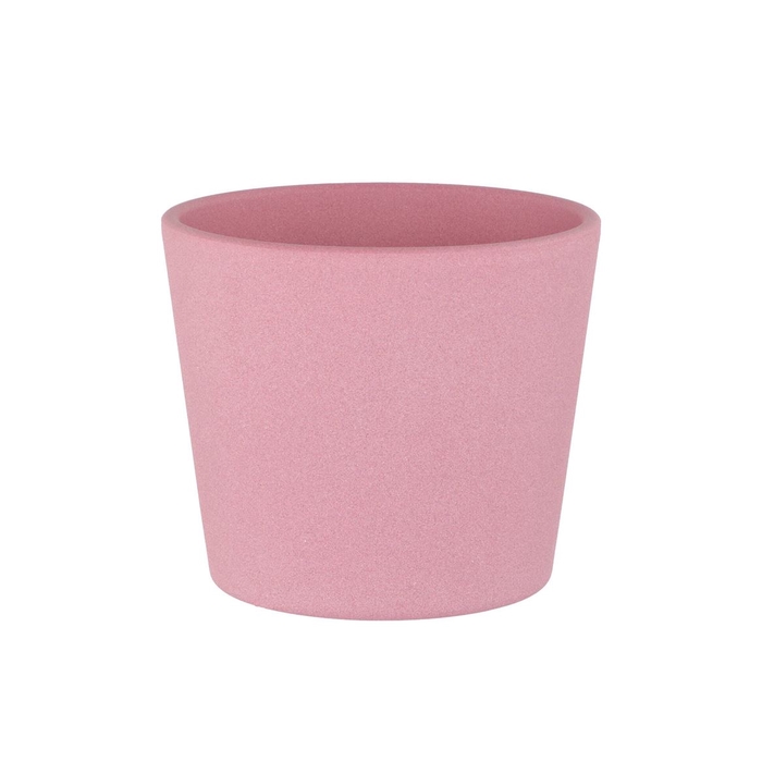 <h4>Ceramic Pot Pink Rose 13cm</h4>