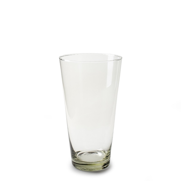 <h4>Glas Vaas konisch d15*25cm</h4>