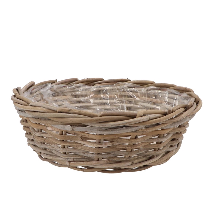 <h4>Rattan Ivy Basket Low 35x13cm</h4>