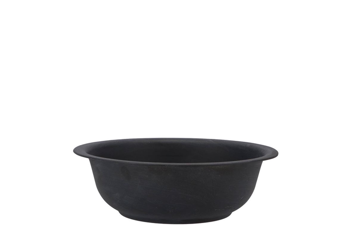 Zinc Basic Black Bowl 24x9cm