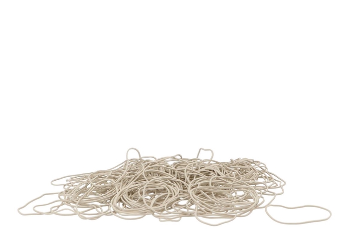 <h4>Flowermaterial Rubber Bands White A 1 Kg</h4>