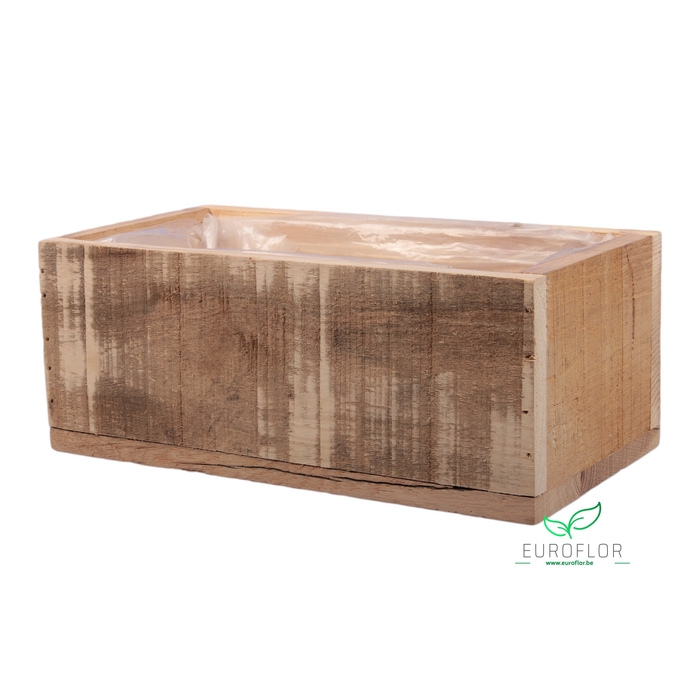 <h4>WOODEN CRATE NATURAL 30X16X12CM</h4>