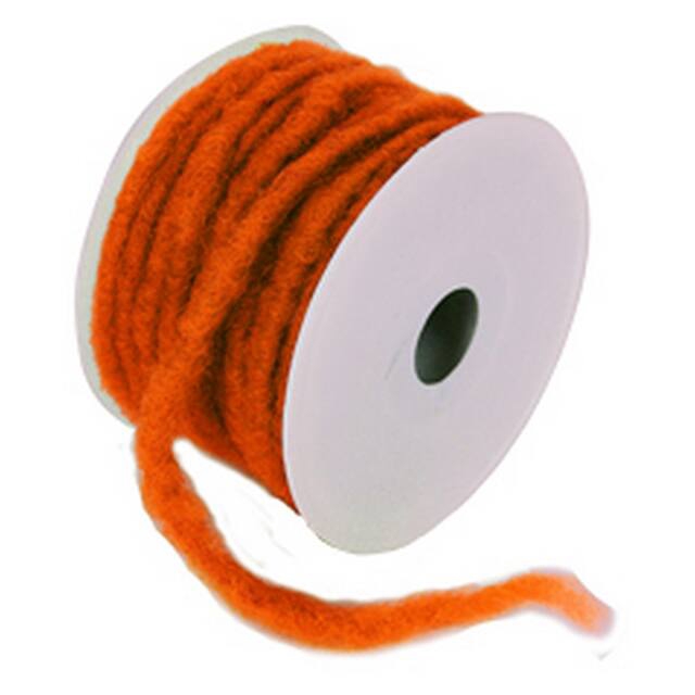 Wool on roll ø7mmx 20mtr orange colournr 82