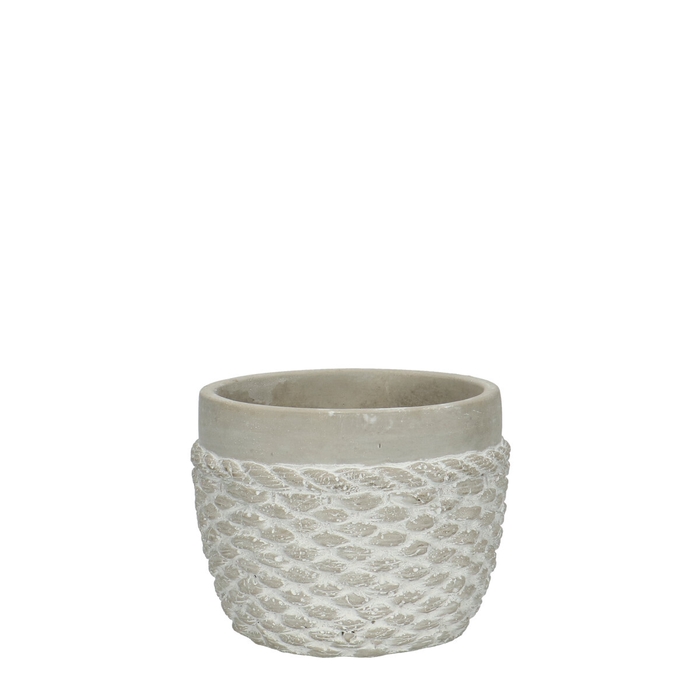 <h4>Ceramics Rope pot d12*10cm</h4>