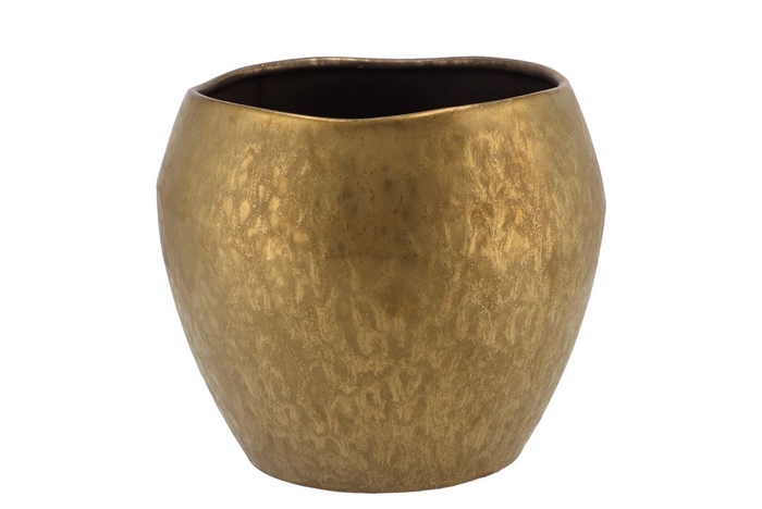 <h4>Amarah Gold Pot Sphere Shaded 23x20cm</h4>