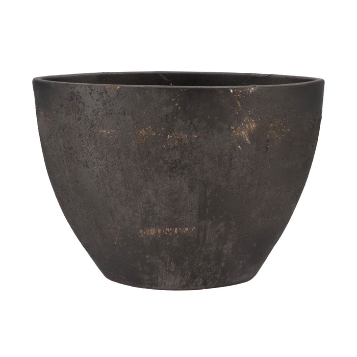 <h4>Bali Black Coal Bowl Ovl 39x19x27cm</h4>